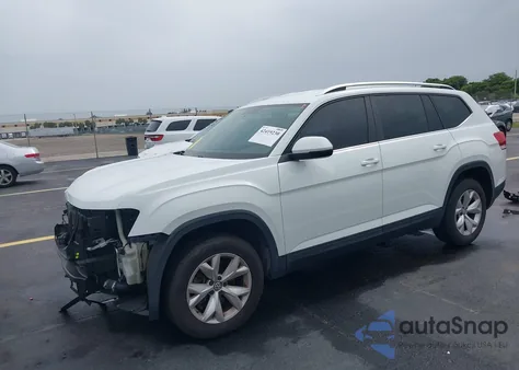 2018 Volkswagen Atlas 2.0T S из США, поврежденный, VIN 1V2AP2CA7JC599090